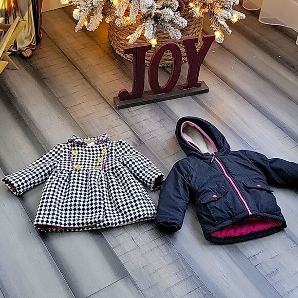 Penelope Mack coat and Cat&Jack winter jacket, size 2 T - Picture 1 of 5